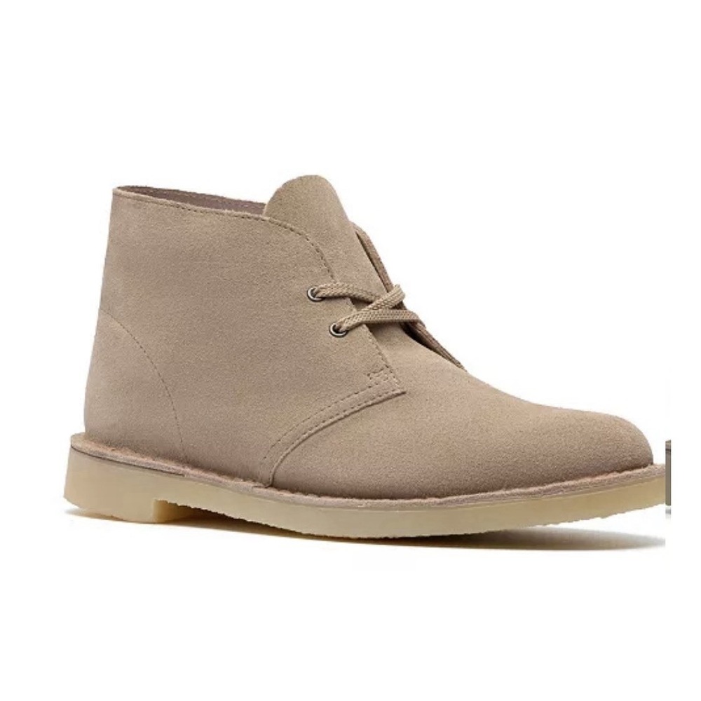 Clark's Men's Bushacre 2 Leather Suede Chukka Boots‎ Size 7 Distressed
